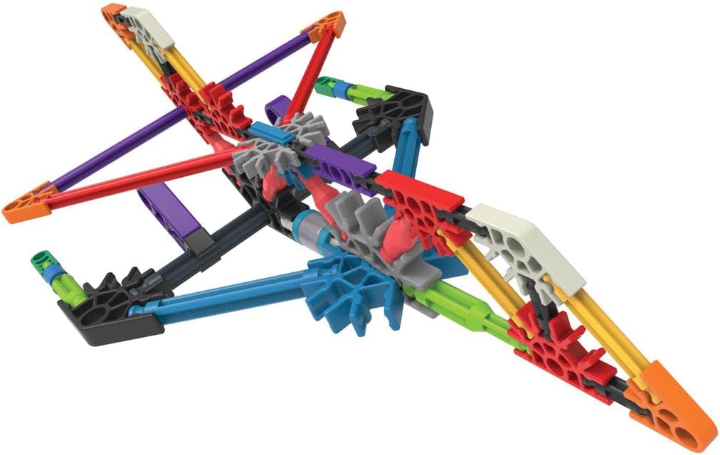 Basic Fun K'NEX | Jumbo Jet Starter Vehicle | Educational Toys for Kids, STEM Learning Kit, 57 Pieces Construction Toy Ages 5 17022