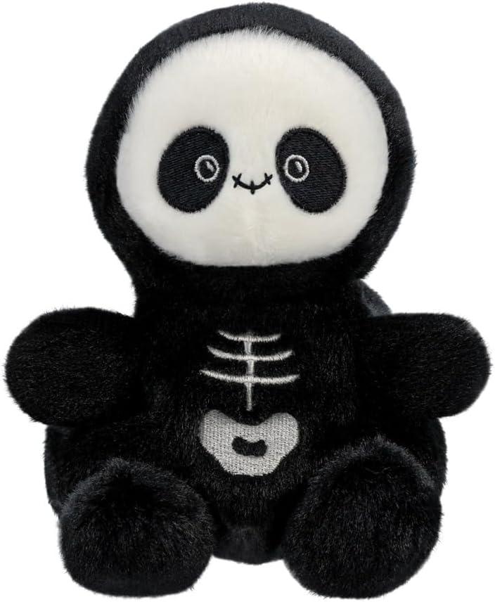 Aurora, 61602, Palm Pals Skelly Skeleton 5In, Soft Toy, Black