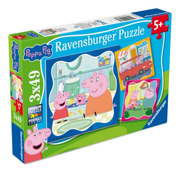Peppa Pig, 3x49pc