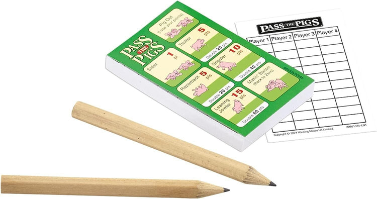 PASS THE PIGS Dice Game, The classic party and travel game, Will you get a Leani