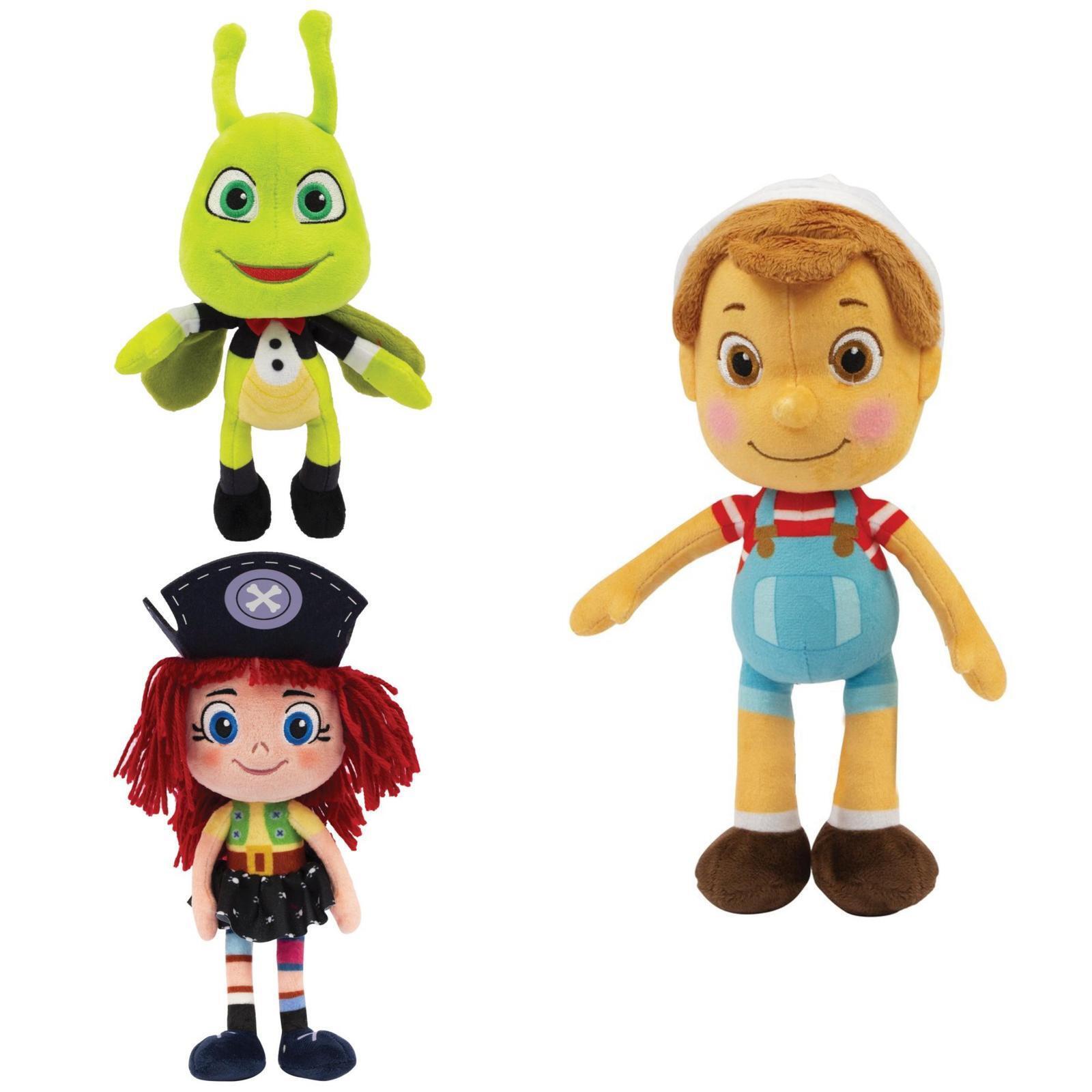 Pinocchio and Friends 10 Inch Plush - Collectible Characters - Assorted Designs