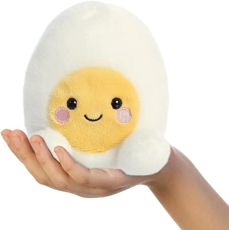 Aurora, 33575, Palm Pals Bobby Egg, 5In, Eco-friendly soft toy, White