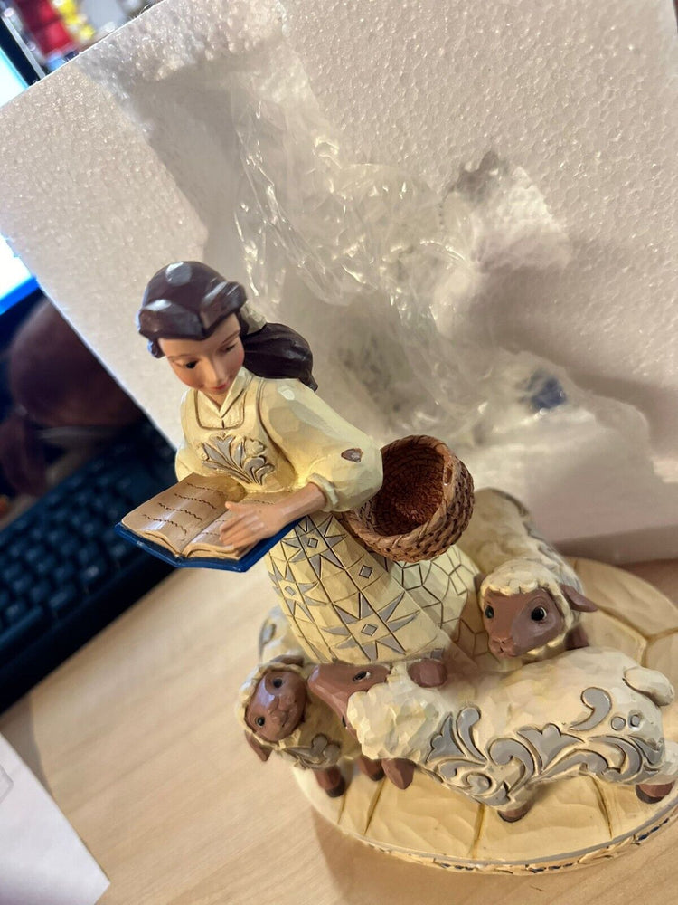 Disney Traditions Bookish Beauty Figurine SMALL DAMAGED Discounted give away.