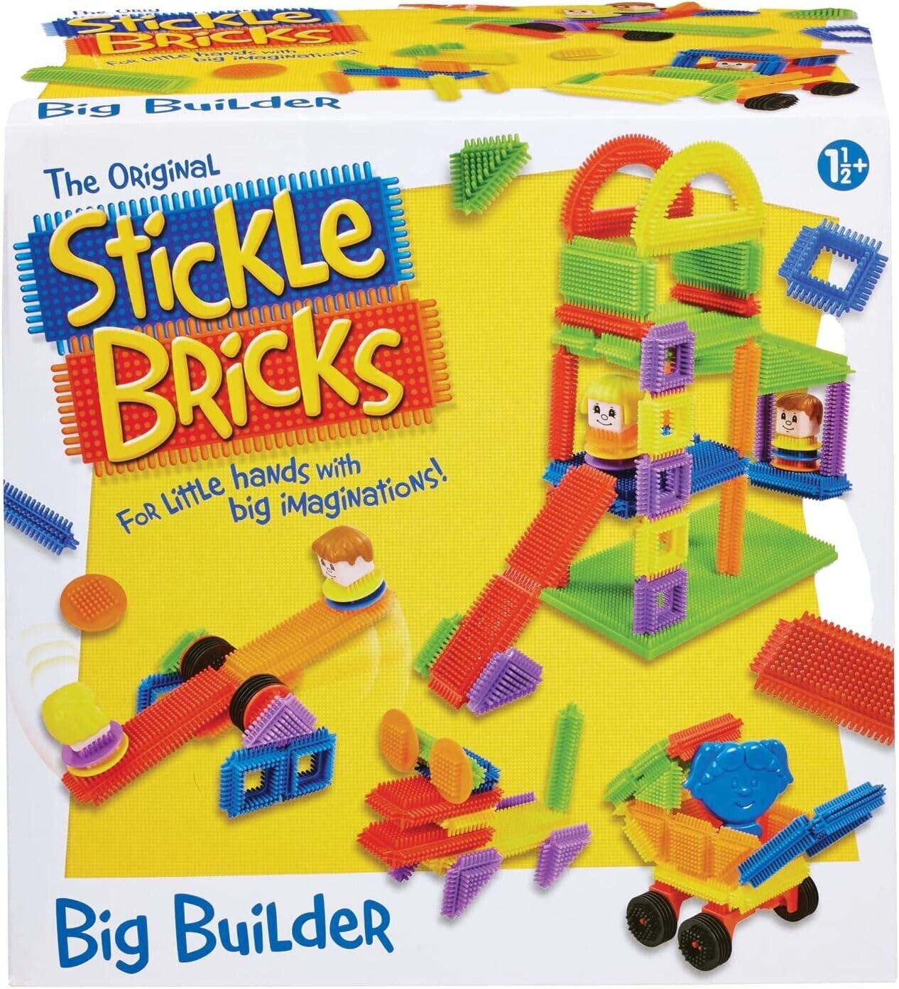 Sticklebrick Pattern Making Stickle Bricks Big Builder Construction Set – 125+ Pieces – £24.99 UK