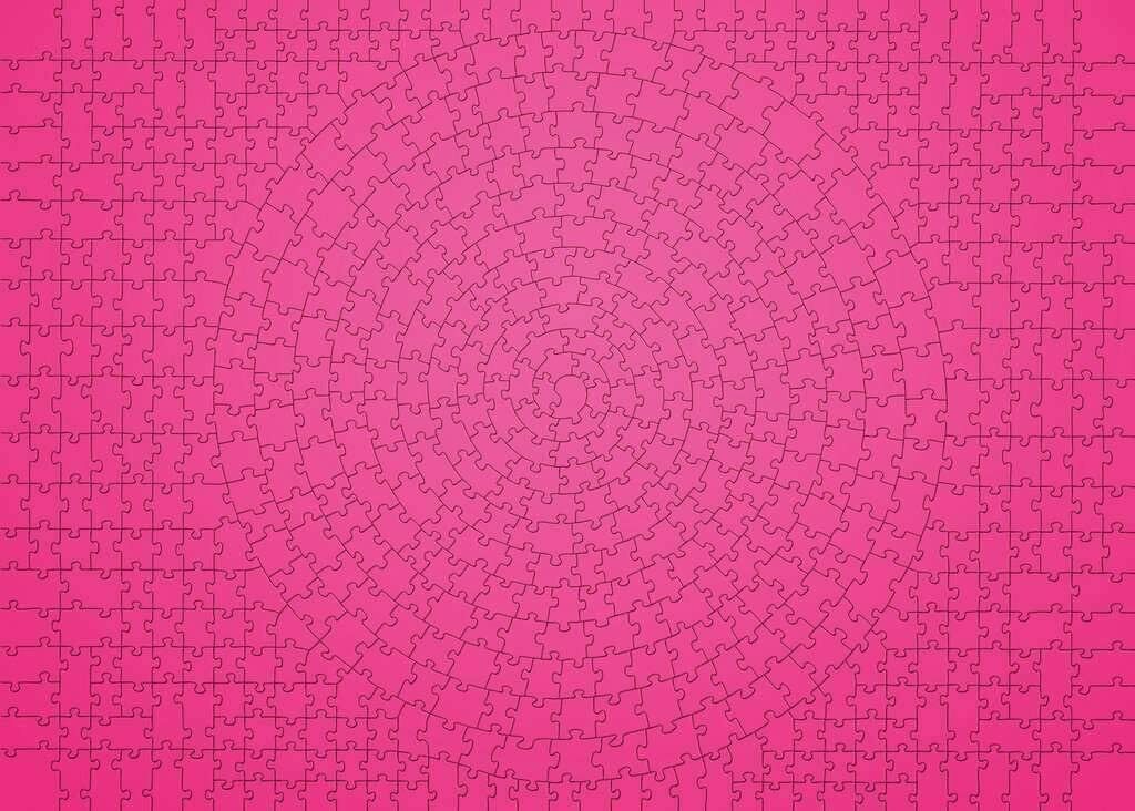Ravensburger Krypt Pink 654 Piece Puzzle - Challenging and Fun! New in Box