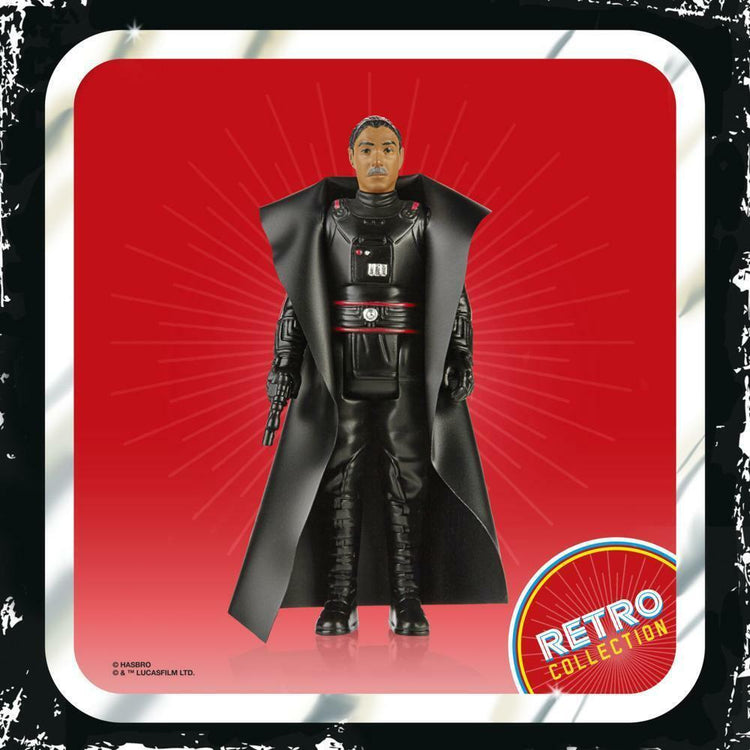 Star Wars Retro Collection Mandalorian Moff Gideon Figure - 3.75-Inch