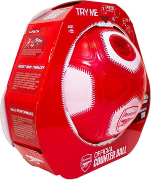 Smart Ball SBCB1A : SBCB1BNP-AFC Football, Red & White, One Size
