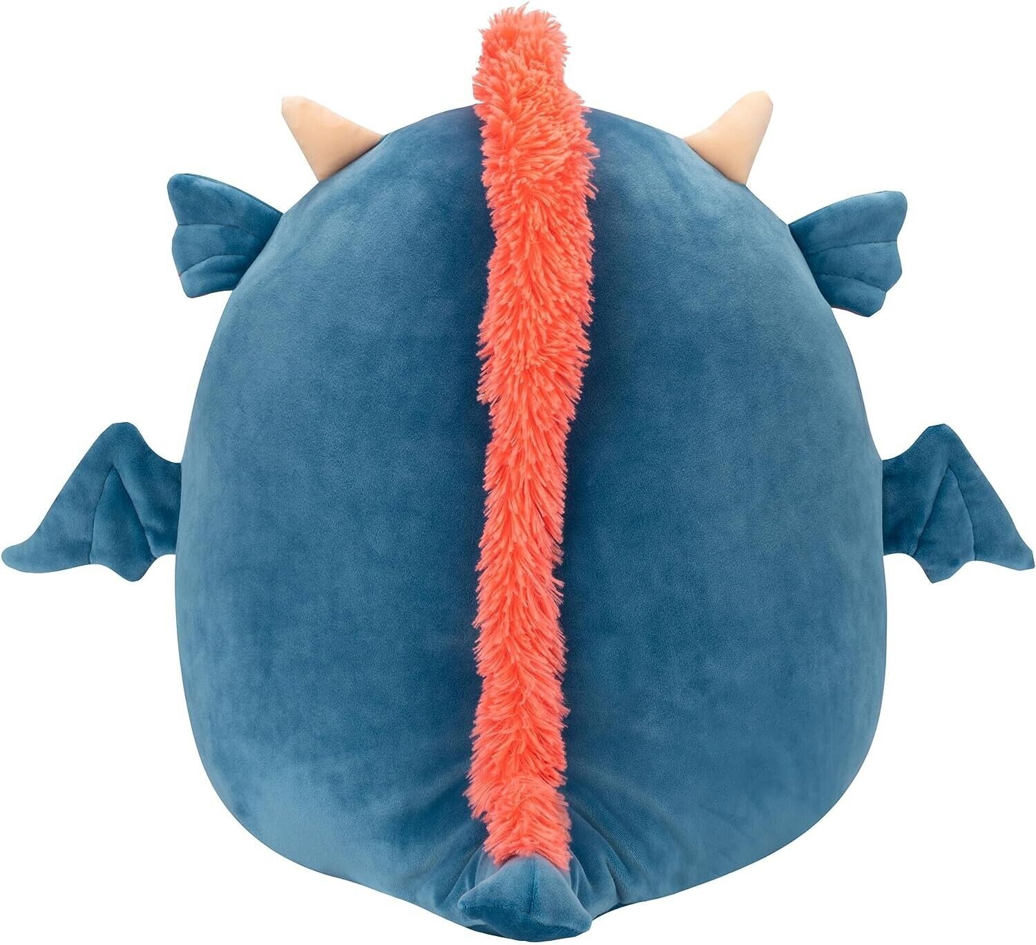Squishmallows SQCR04221 20" Carin The Blue and Orange Dragon, Black