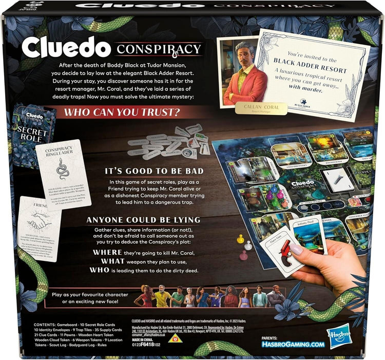 Cluedo Conspiracy Board Game for Adults and Teens