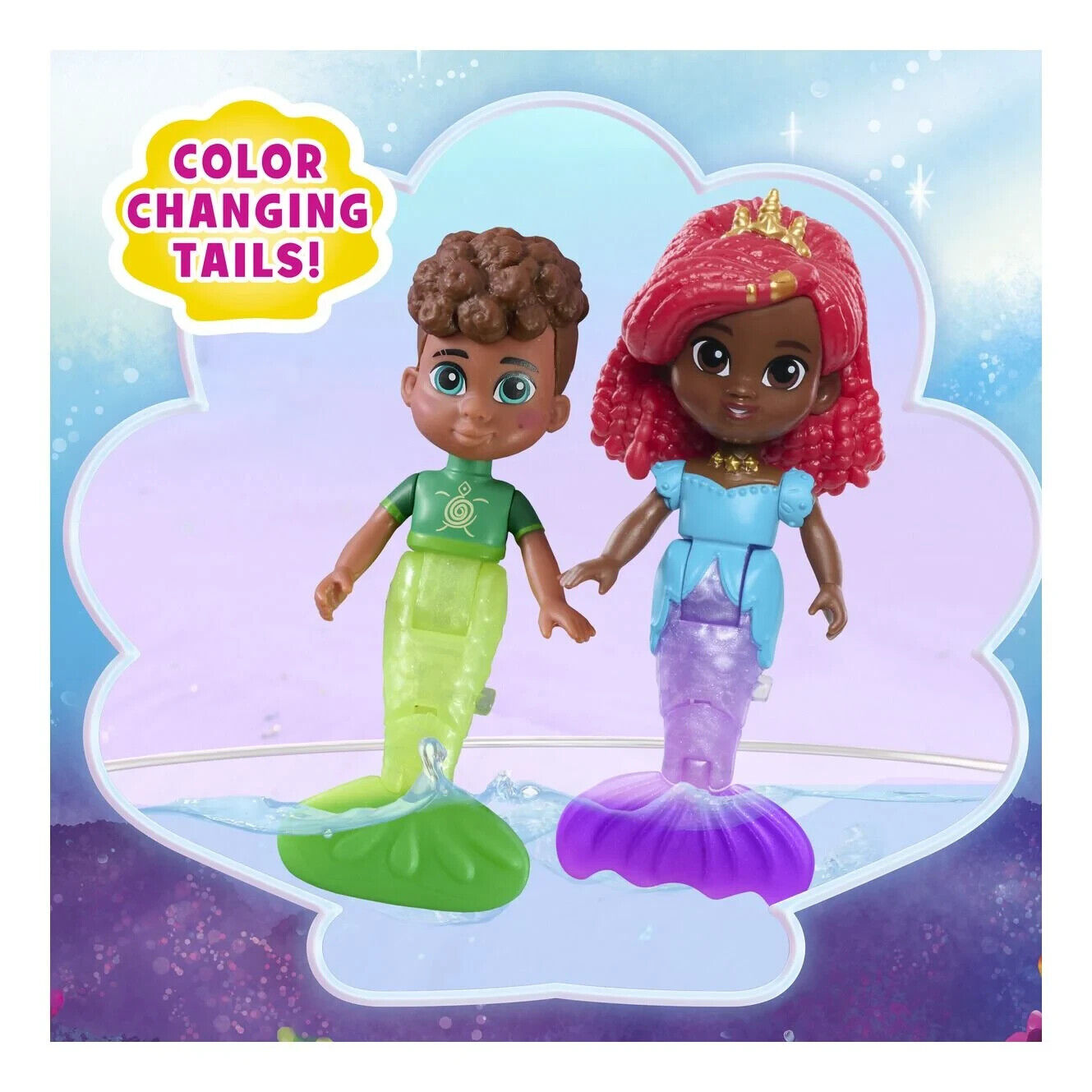 Disney Junior Ariel 2 Pack Figure Set Ariel and Lucia