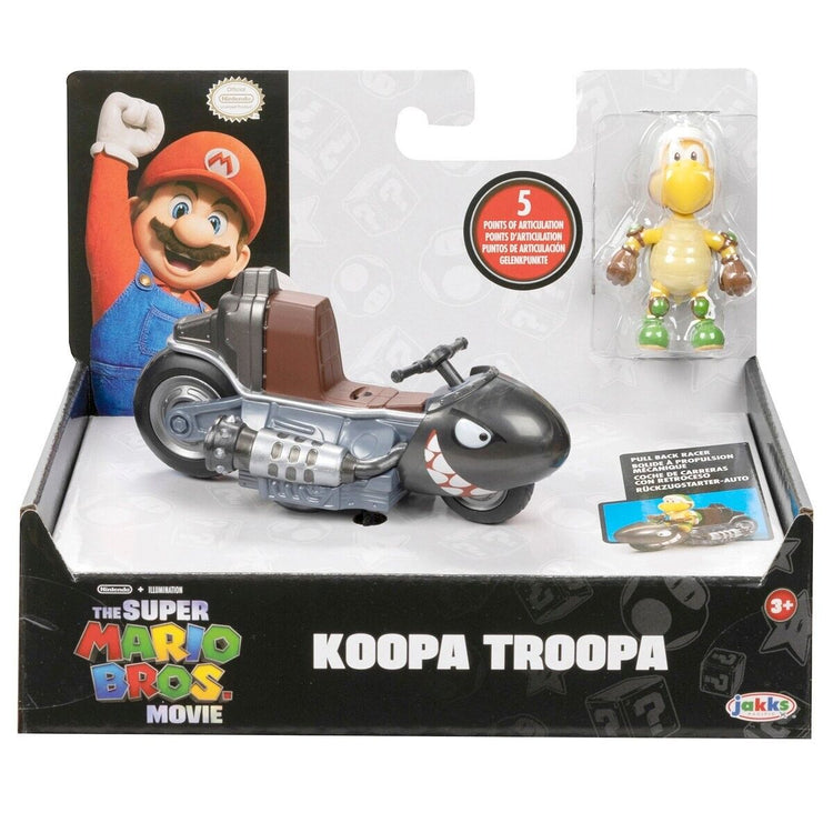 Super Mario Movie Koopa Troopa Kart Racer Figure Set