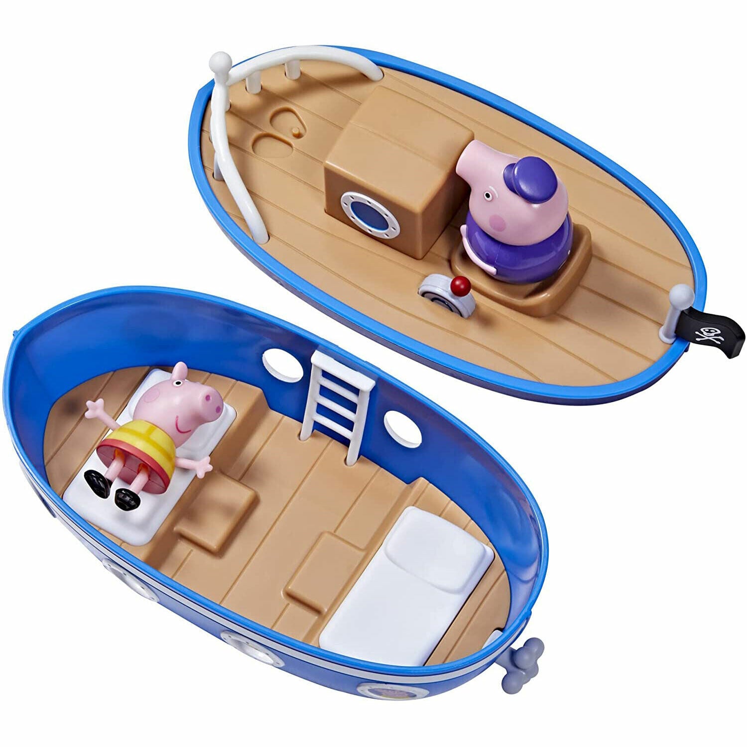 New Peppa Pig Grandpa Pig's Cabin Boat - Adventures Await!