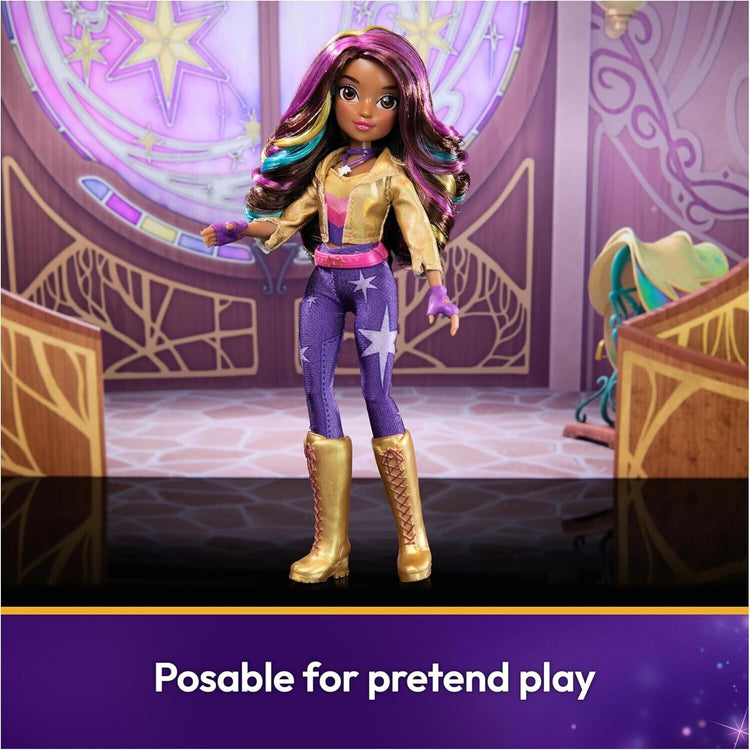 Unicorn Academy, Sophia Doll with Rainbow-Streaked Hair, 6 Fashion Accessories a