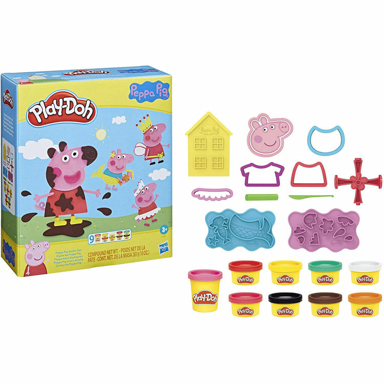 New Play-Doh Peppa Pig Stylin' Set - Create Fun Hairstyles!