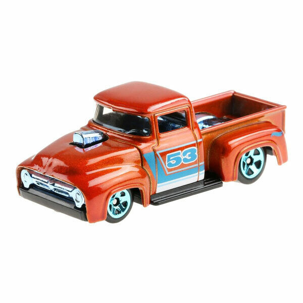 Hot Wheels 1:64 Scale Orange and Blue Vehicles - Choose Your Favorite #2/5 Custom '56 Ford Truck