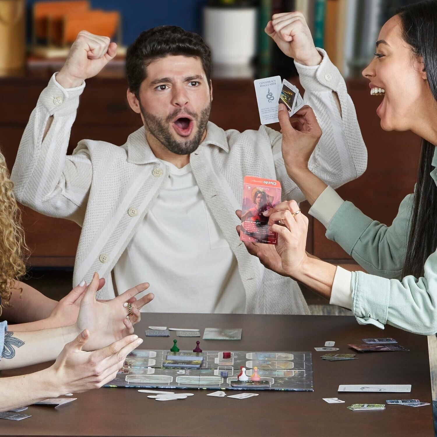 Cluedo Conspiracy Board Game for Adults and Teens