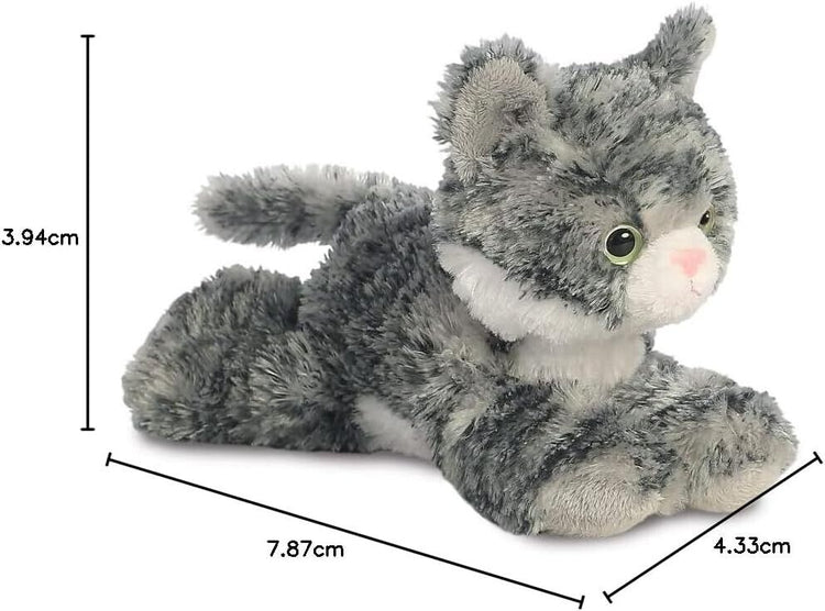 Aurora, 31713, Mini Flopsies Lily The Grey Tabby, 8In, Soft Toy