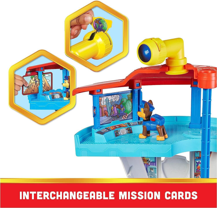 Paw Patrol Lookout Tower Playset with Toy Car Launcher, 2 Chase Action Figures,