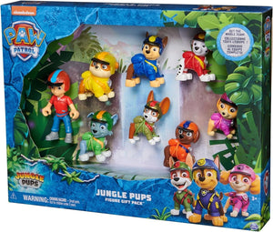 Paw Patrol: Jungle Pups Action Figures Gift Pack, with 8 Collectible Toy Figures