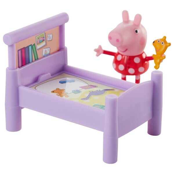 New Peppa Pig Bedtime Playset - Peppa's Adventures - Free Shipping