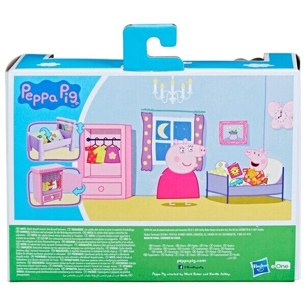 New Peppa Pig Bedtime Playset - Peppa's Adventures - Free Shipping