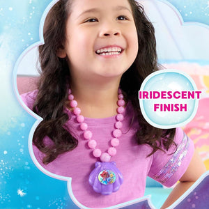 Disney junior Just Play 39909 Ariel Jr Ocean Glow Necklace, Multicolor