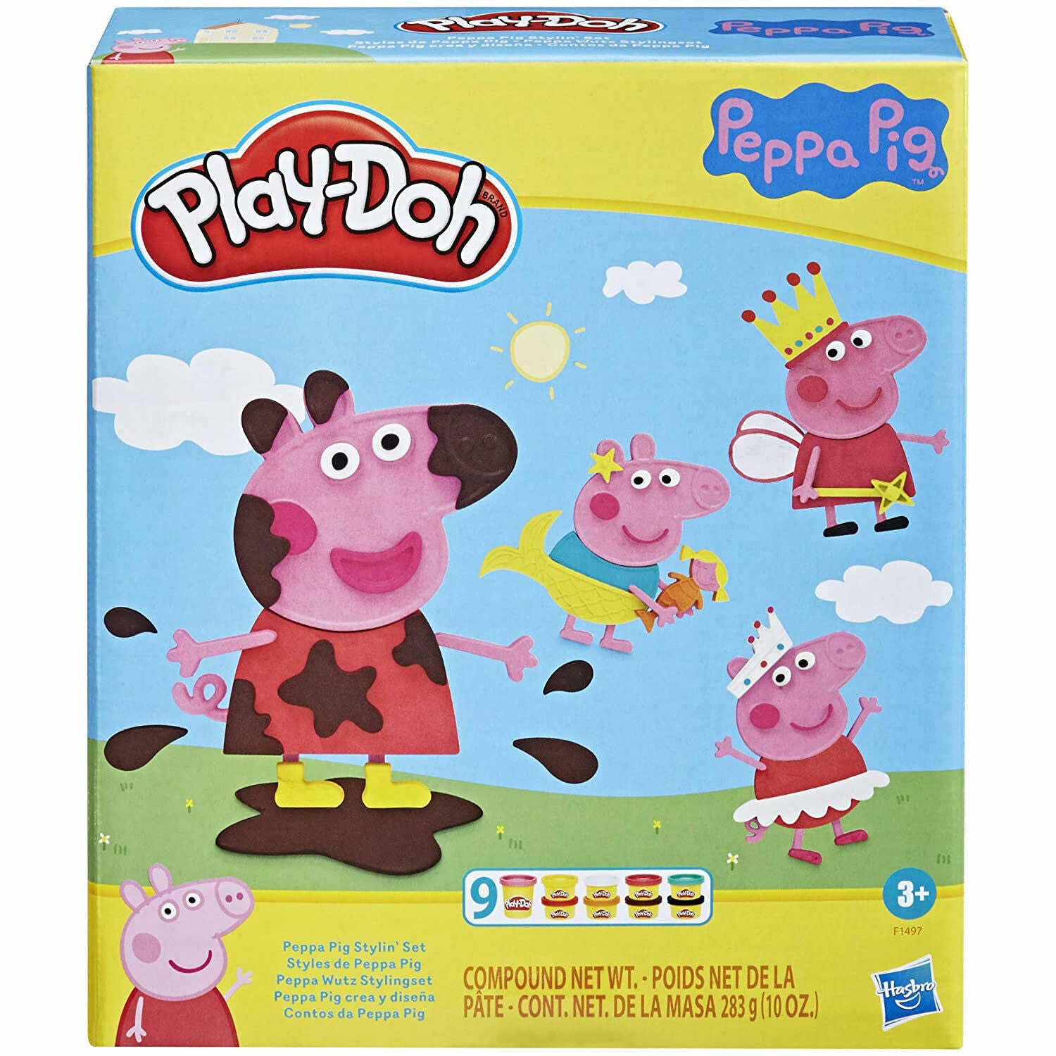 New Play-Doh Peppa Pig Stylin' Set - Create Fun Hairstyles!