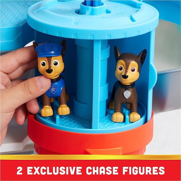 Paw Patrol Lookout Tower Playset with Toy Car Launcher, 2 Chase Action Figures,
