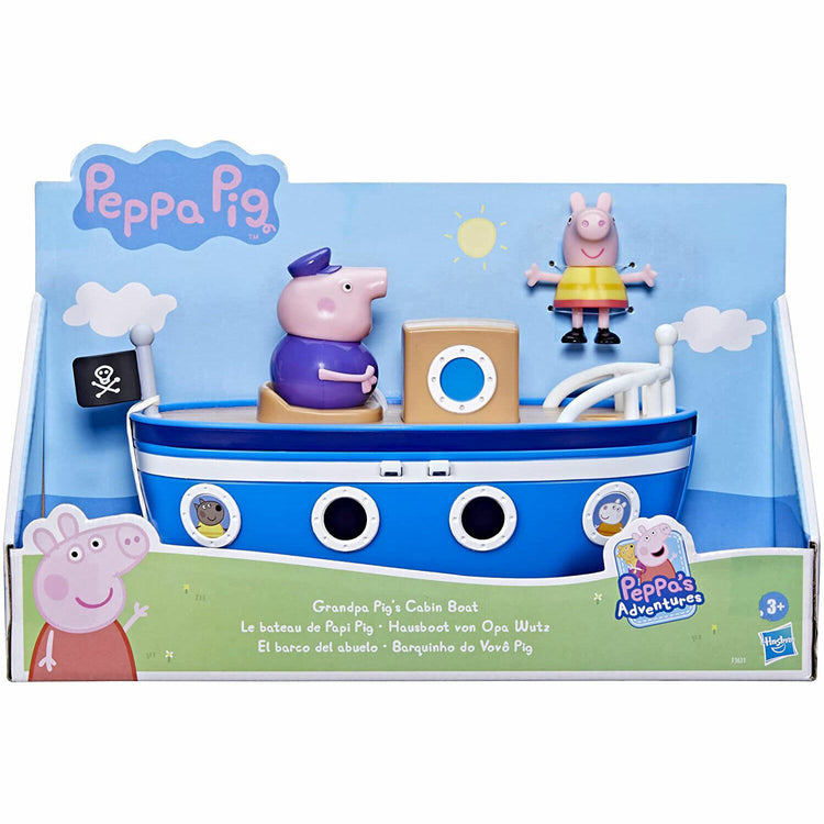 New Peppa Pig Grandpa Pig's Cabin Boat - Adventures Await!