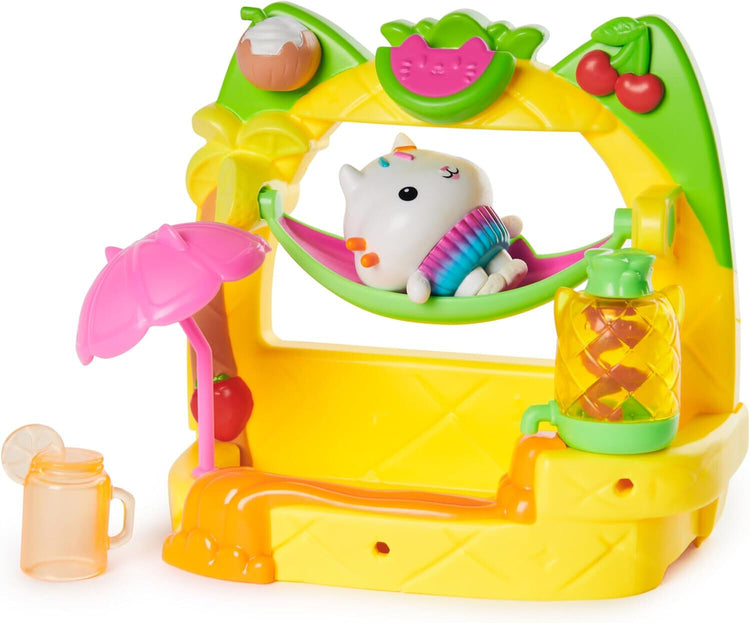 Gabby's Dollhouse - 'Cakey's' Fruit Smoothie Party Balcony Set, Playset, 8-Pcs