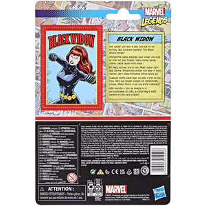 New Marvel Legends Retro Black Widow 3.75-Inch Figure - Collectible Toy