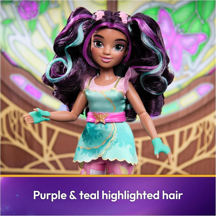 Unicorn Academy, Ava Doll with Highlighted Hair, 7 Fashion Accessories