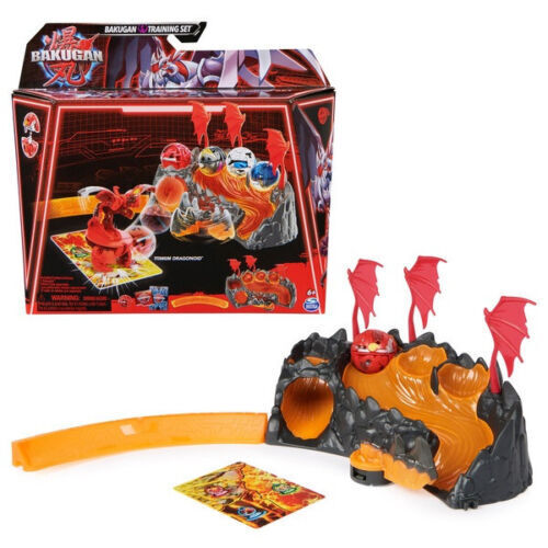 BAKUGAN 2023 Training Set, Training Landscape with Individually Assembled Action Figure and Trading Cards, Various Variations, for Children from 6 Years