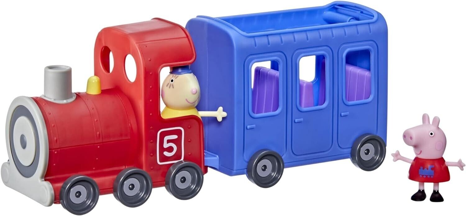 Hasbro Peppa Pig Peppa’s Adventures Miss Rabbit’s Train Detachable Preschool Toy