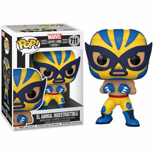 Marvel Luchadores Pop! Vinyl Figure - El Animal Indestructible (Wolverine)