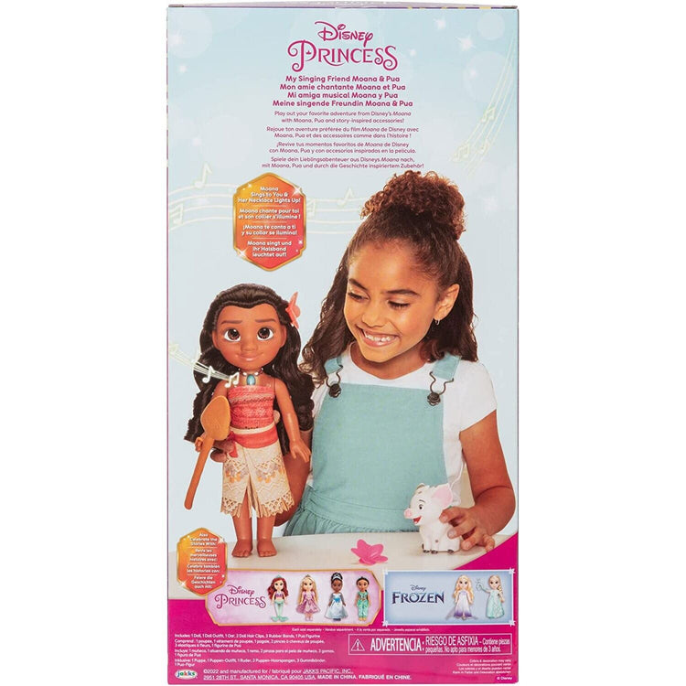 New Disney Princess Moana & Pua Toddler Doll - Singing Friend
