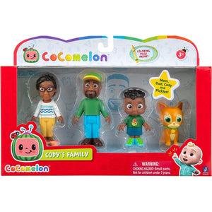 New CoComelon Cody's Family 4-Figure Pack - Fun Toy Set for Kids