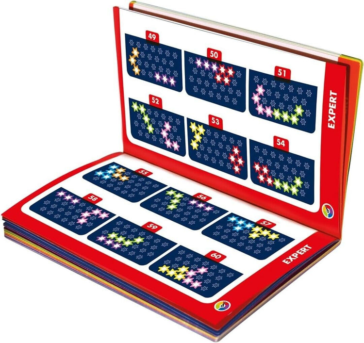 Smart Games - IQ Stars, Puzzle Game with 120 Challenges, 8+ Years