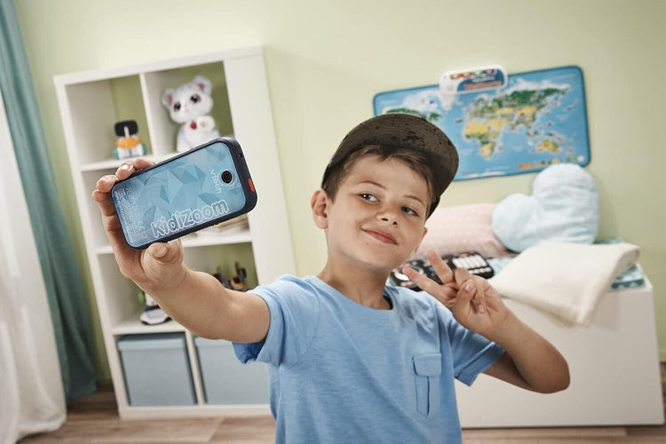 VTech KidiZoom Snap Touch Blue, Device for Kids with 5MP Camera, Games & Apps, T