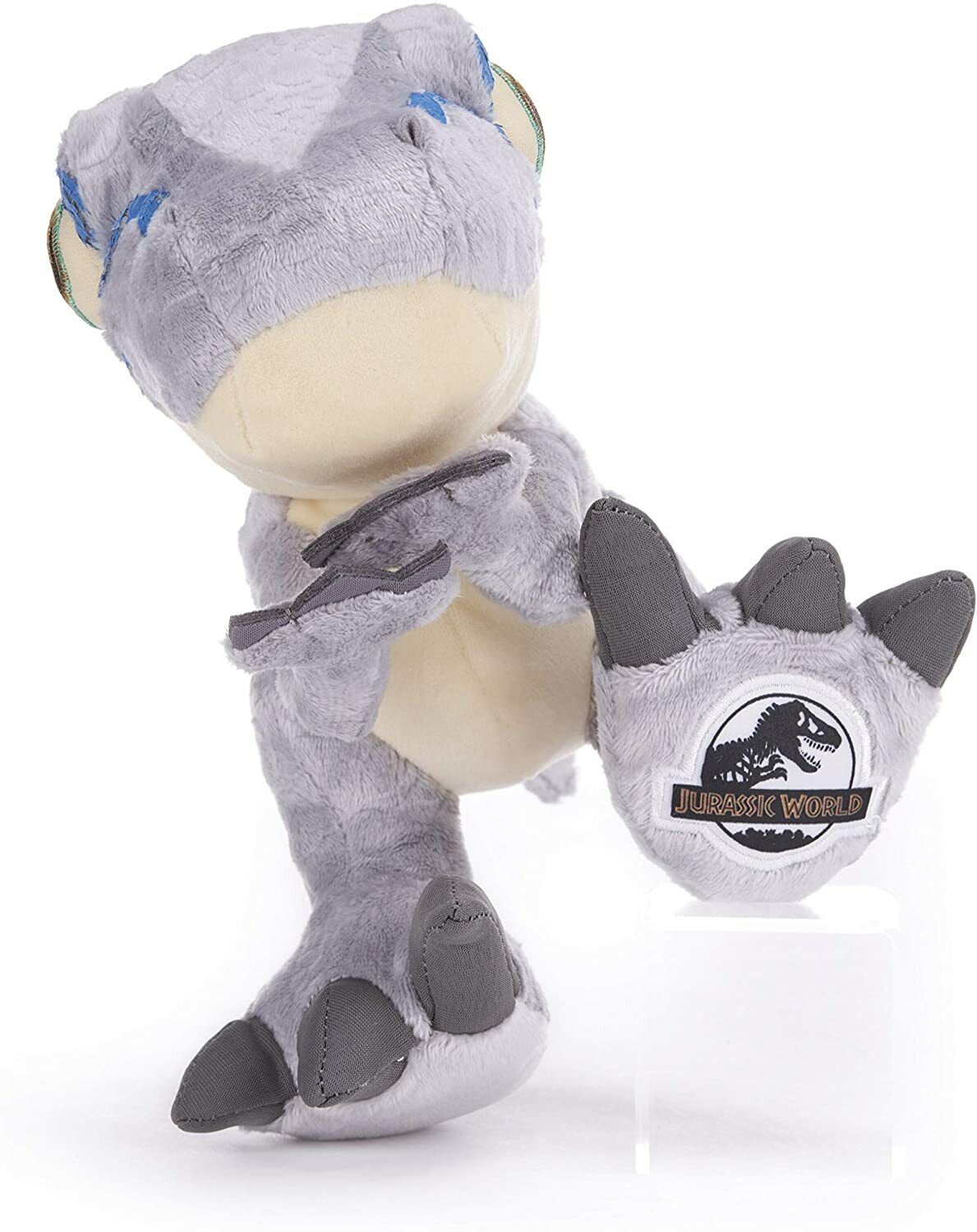 New Jurassic World 10" Chunky Plush Velociraptor Blue - Perfect Gift!