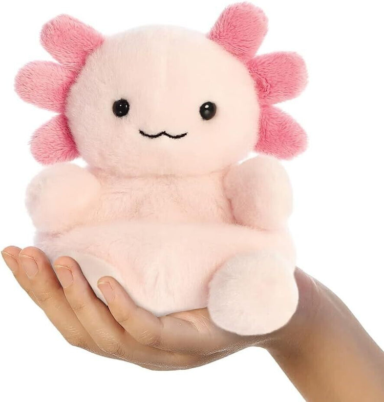 AURORA, 33675, Palm Pals Ax Axolotl, 5In, Soft Toy, Pink