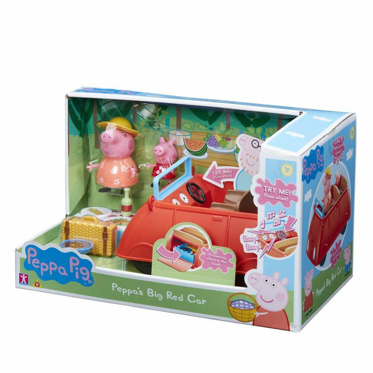 New Peppa Pig Big Red Car w/ Sound FX - Perfect for Kids!*