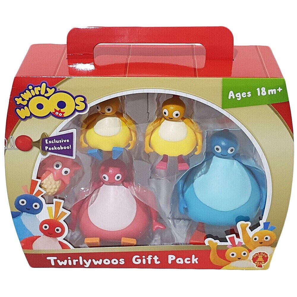 NEW Twirlywoos Gift Figure Pack  Great BigHoo, Toodloo, Chickedy, Chick, Peekabo