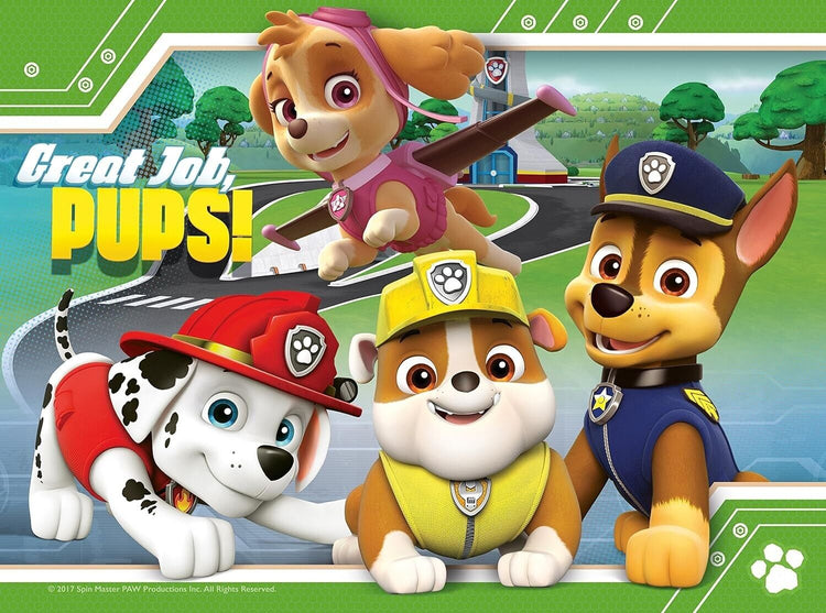 Ravensburger Paw Patrol 4 in Box (12, 16, 20, 24 Pieces) Jigsaw Puzzles for Kids