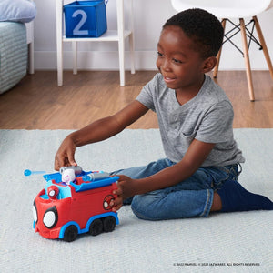 SPIDEY AND FRIENDS SNF0081 Web Spinning HAULER-8-Inch 3-in-1 Transforming