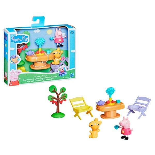 New Peppa Pig Tea Time Playset - Join Peppa's Adventures!
