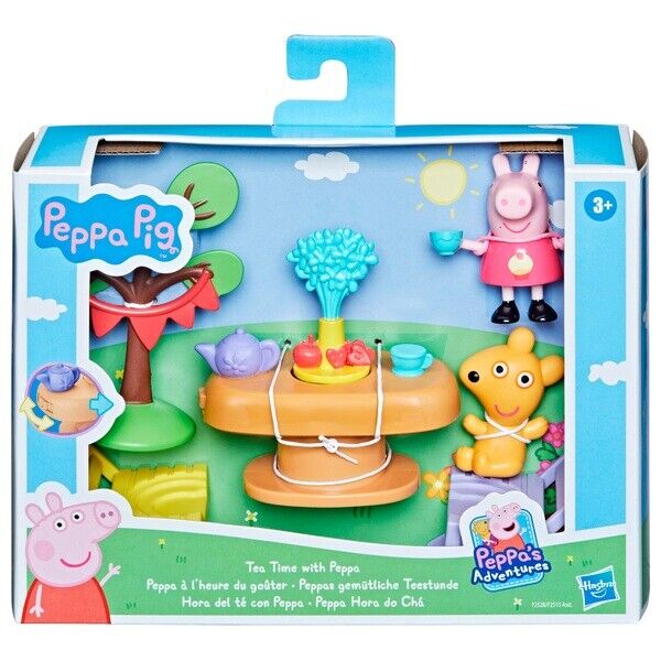 New Peppa Pig Tea Time Playset - Join Peppa's Adventures!