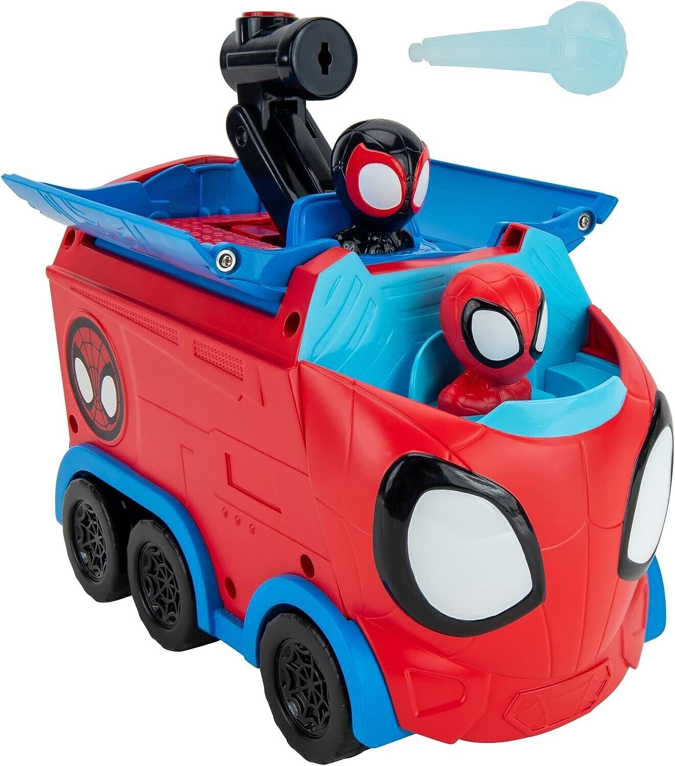 SPIDEY AND FRIENDS SNF0081 Web Spinning HAULER-8-Inch 3-in-1 Transforming
