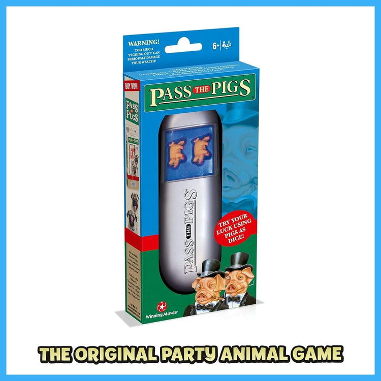 PASS THE PIGS Dice Game, The classic party and travel game, Will you get a Leani