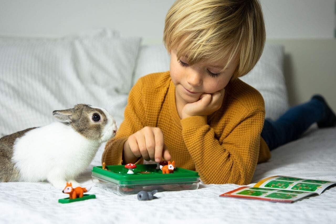 SmartGames Jump In' – Jeu De Puzzle Logique 60 Défis – Lapin Et Renard – Dès 7 Ans Jeu Réflexion 7 Ans SmartGames Jump In' – Jeu De Puzzle Logique 60 Défis – Lapin Et Renard – Dès 7 Ans Jeu Réflexion 7 Ans
